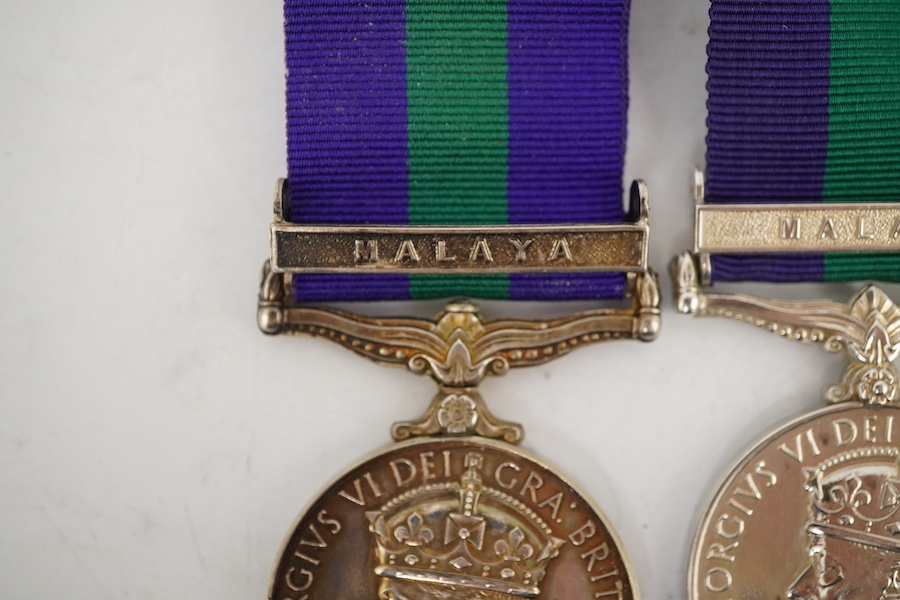 Four George VI General Service Medals